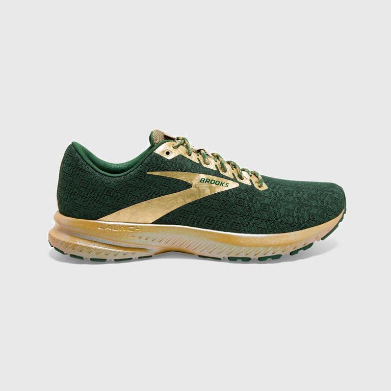 Tenis Brooks Launch 7 - Zapatillas Para Correr En Asfalto Hombre - Verde (RYUK-65329)